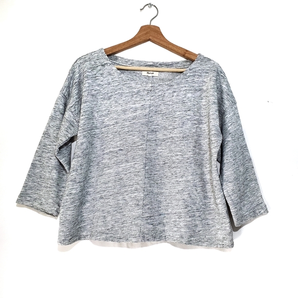 Madewell Tops - Madewell | Terry Crew Pullover Crop Sweatshirr